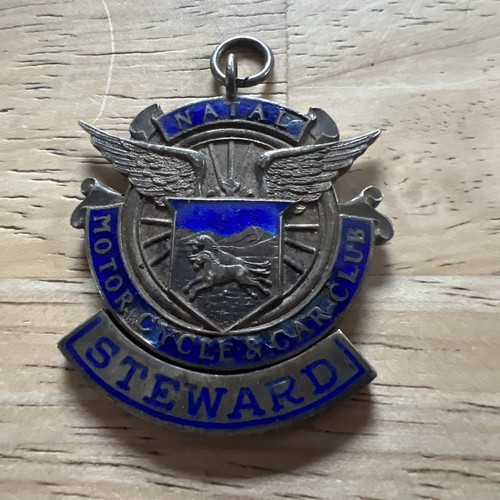Oldtimer Natal Motorrad Car Club Anhänger "Steward" Charm
