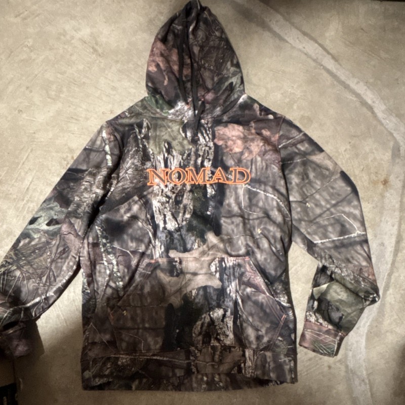 NOMAD Men's Camouflage Pullover Hoodie Long Sleeve  Size L
