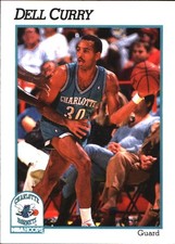 1991-92 Hoops Dell Curry #20 Charlotte Hornets