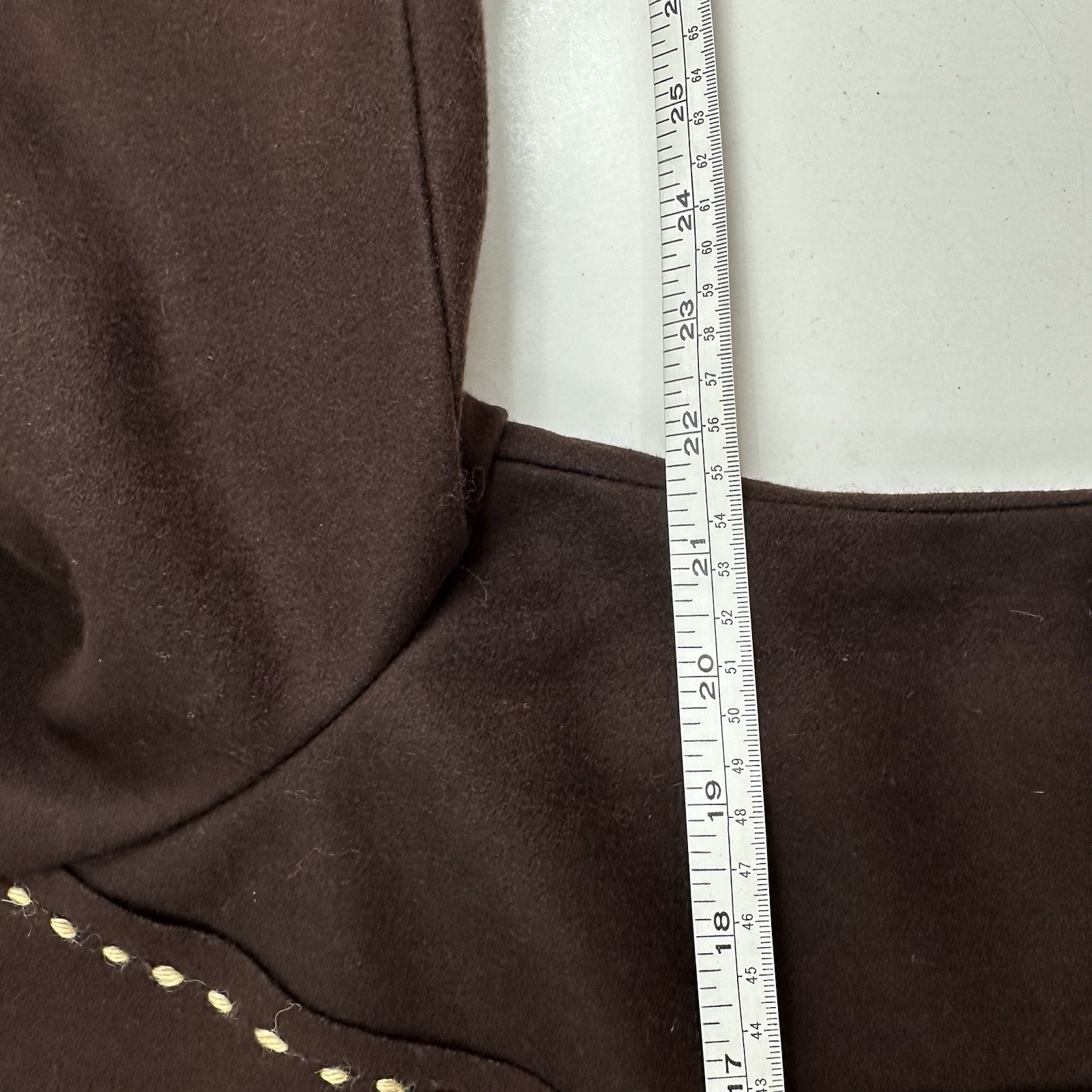 SCRIPT Wool Blend Brown Blazer Jacket Womens 12 L… - image 7