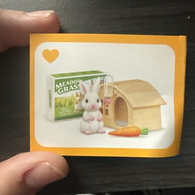 Zuru Mini Brands - My Mini Pets - Series 1 White Bunny Rabbit Plus Free Hamster