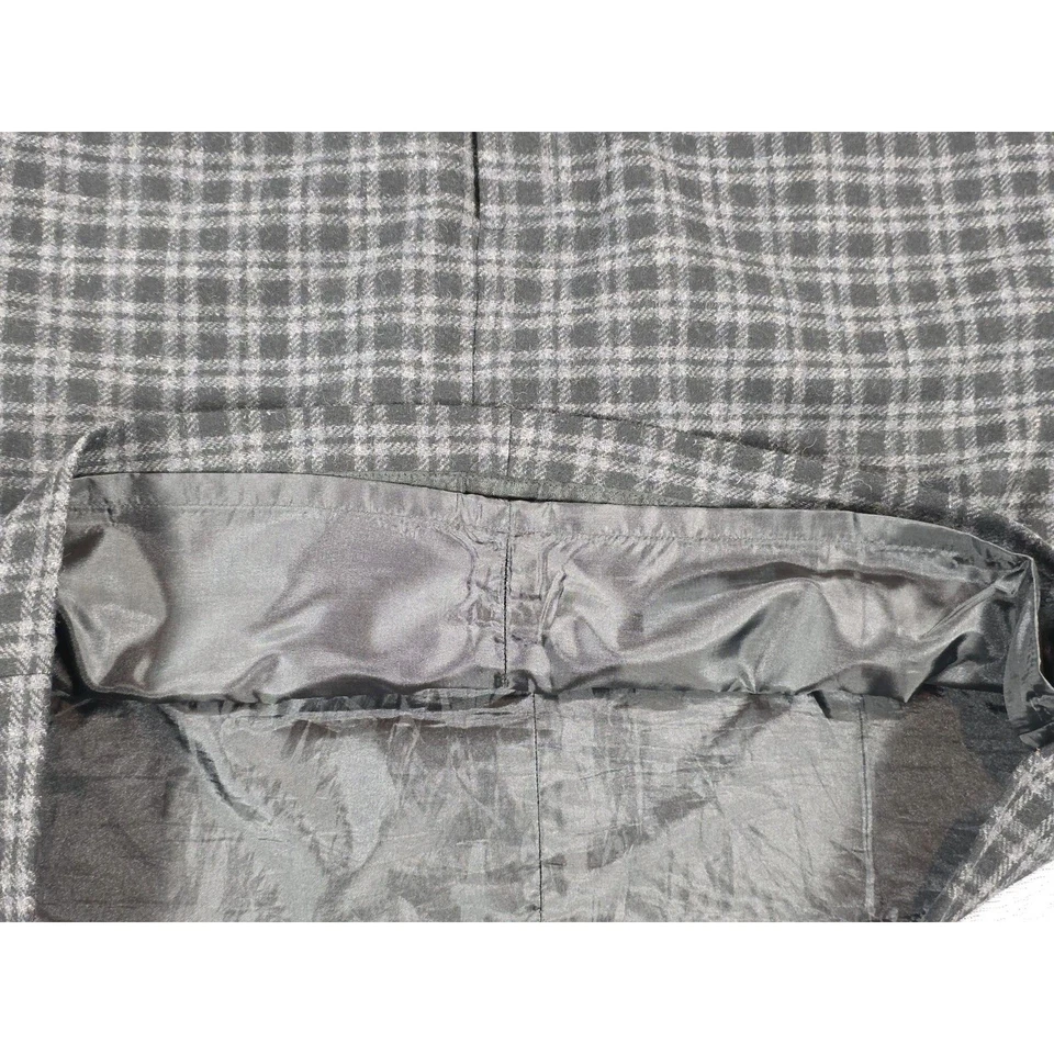 Eddie Bauer Mini Falda de Lana a Cuadros 8P Preppy Destintada Academia Coqueta Y2K Retro Foto 4 de 4