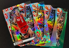 2024 Panini Prizm Kelsey Plum WNBA Logo Prizm + Ice Silver Green #77 Lot - Aces