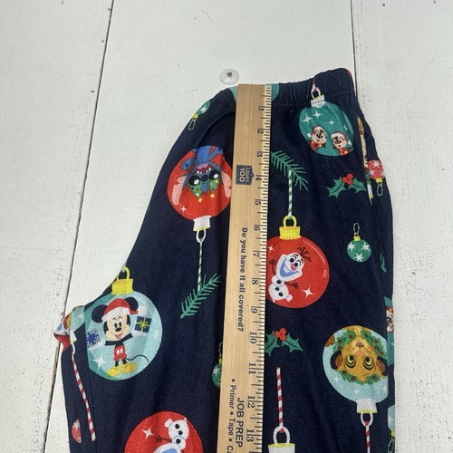Disney Pixar Navy Christmas Graphic Elastic Waist Pajama Pants Kids Size M 8/10 - Picture 5 of 7