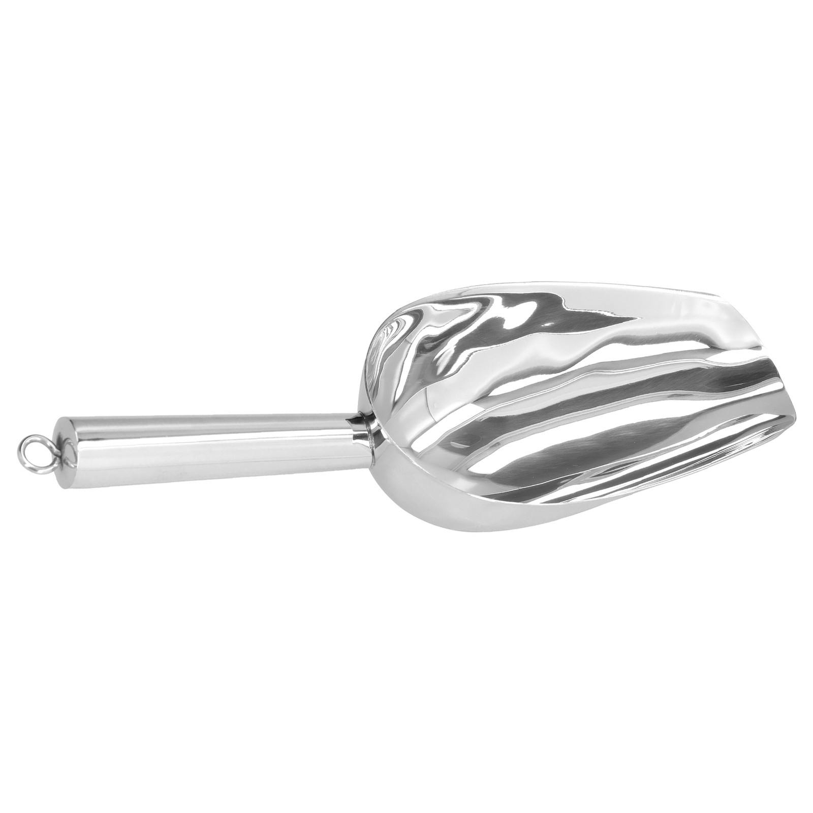 Ice Scooper Stainless Steel U Shaped Sturdy Food Grade Ice Bucket Scoop For Home