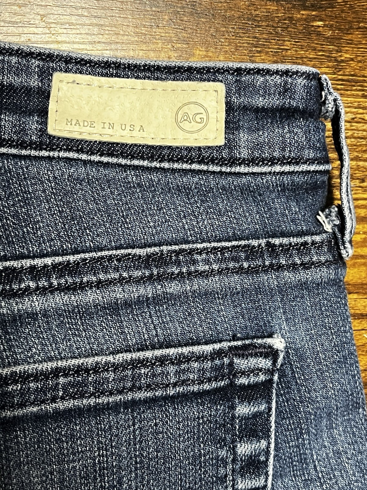 AG Adriano Goldschmied Jeans Womens 28 R Aubrey Skinny Straight Medium Wash thumbnail 4