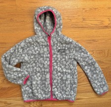 Eddie Bauer Kids Quest Plush Fleece Hooded Jacket - S 7/8