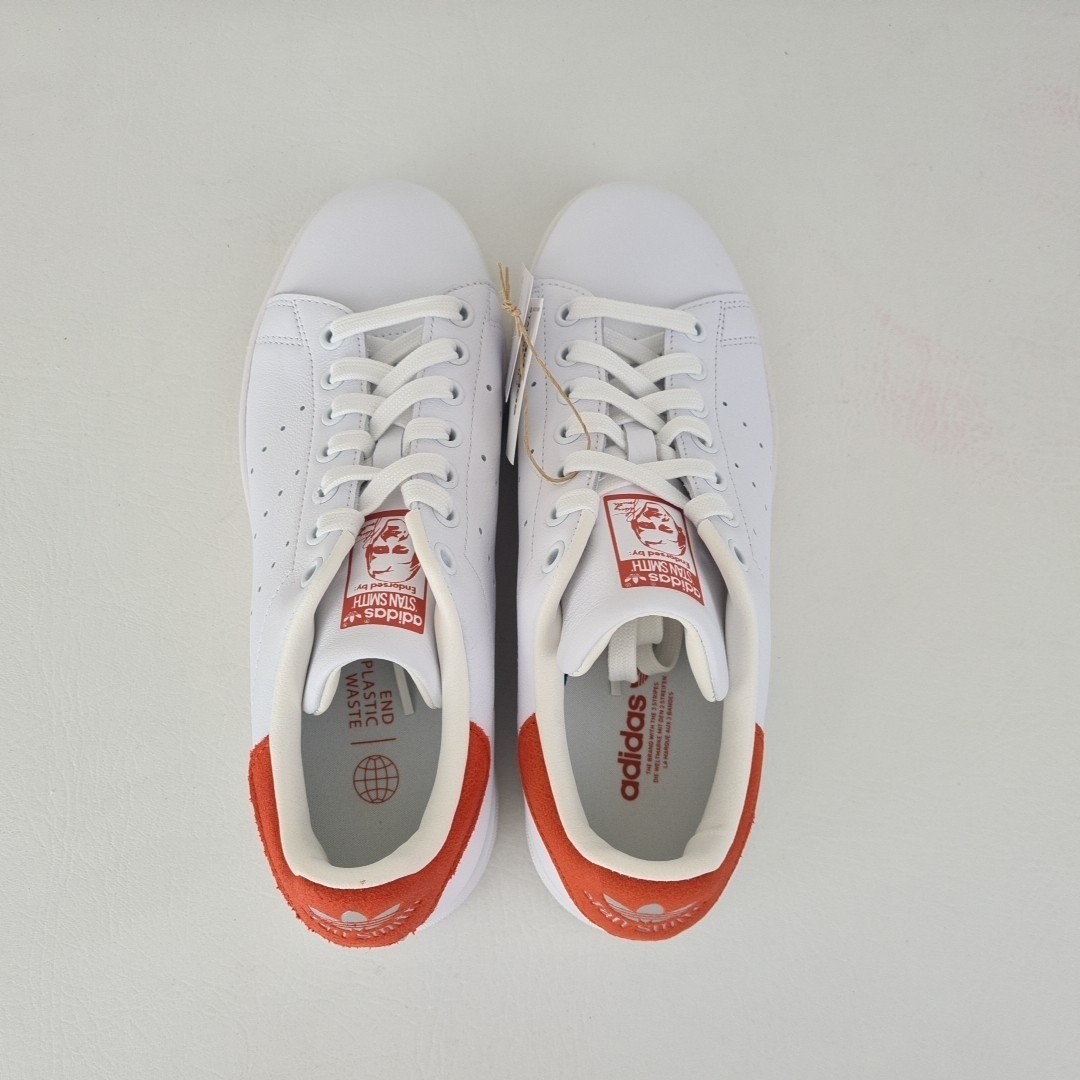 SAOLA Scarpe da ginnastica Adidas Stan Smith J HQ1855 Originals bianche taglia 7 anni = 8 5 Wmns