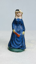 Antikes Spielzeug Figurine Soldat Holz Karton 19. Jahrhundert