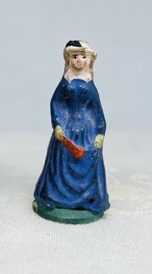 JOUET ANCIEN FIGURINE PERSONNAGE SUJET SOLDAT BOIS CARTON BOUILLI 19EME XIXEME - Photo 1/4