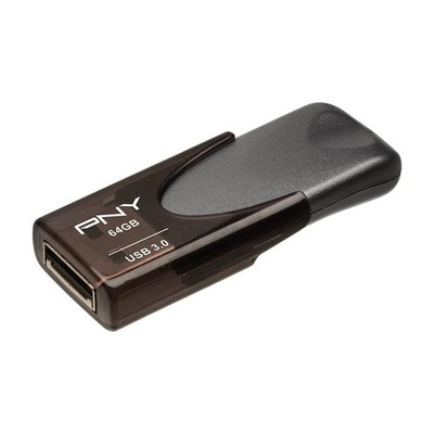 PNY 64GB Turbo Attache 4 USB 3.0 Flash Drive 1 Count (Pack of 1)