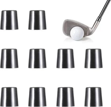 Vin Beauty 10pcs Black Golf Tapered Ferrules, Tip Size .370 Golf Iron Ferrule...