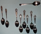 Medici by Gorham Sterling Silver Demitasse Spoons 6x4"+ 1 Stieff Spoon ++ READ!