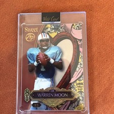 2025 Wild Card SWEET Warren Moon 1/1 Houston Oilers HOF QB Artist Proof