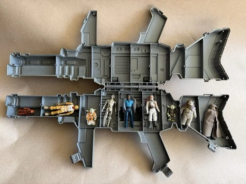 Vtg Kenner Star Wars Lot - Figure Carrying Case + Figures! Complete Yoda!