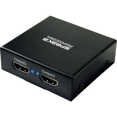 SpeaKa Professional SP-HDS-220 1+2 Port HDMI-Splitter Ultra HD-fähig 3840 x 2...