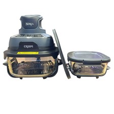 Ninja Crispi Multi-Cooker Air Fryer Lid & Glass Bowl System - Bake, Recrisp, Max