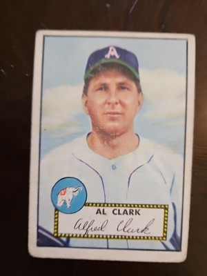1952 Topps Set-Break #278 Allie Clark VG-VGEX SP Philadelphia Athletics 
