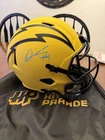 Quentin Johnston Authentic Rave Signed Helmet Beckett COA ..