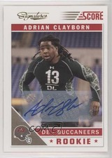 2011 Score Rookie Signatures Adrian Clayborn #303 Auto 4ib