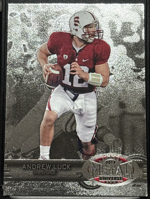 2013 Fleer Retro Metal Universe Andrew Luck M-101 Stanford