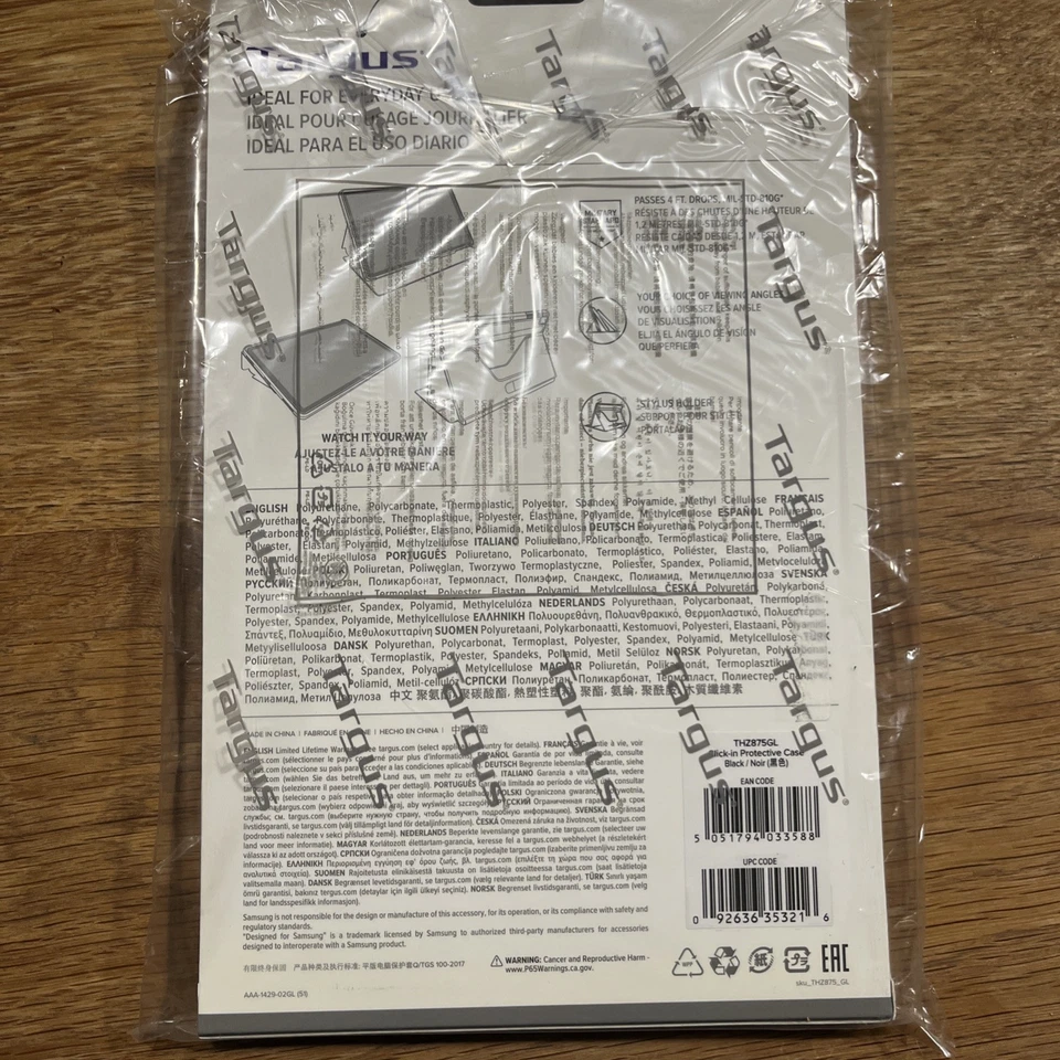 Targus Click-In Case, Black, for Samsung Galaxy Tab A7 ( 10.4") - Image 2 of 3