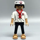 Playmobil Sushi Chef Ethnic Asian Male Adult Figure Japanese 9332 Vintage