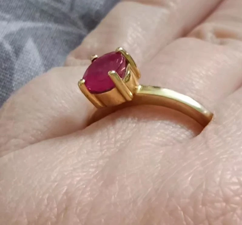 Ruby Midas Ring Size J To K - Image 3 of 3