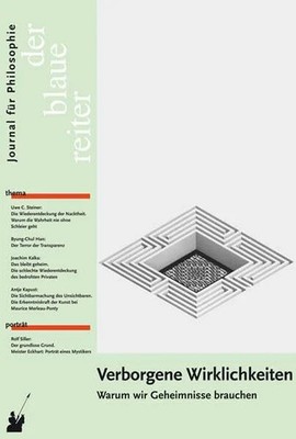 Der Blaue Reiter. Journal für Buch der blaue reiter Verlag für Philosophie