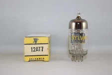 MINTY NIB 1960s Vintage Sylvania 12AT7 ECC81 3-Mica TESTS VERY STRONG 100%+ NOS