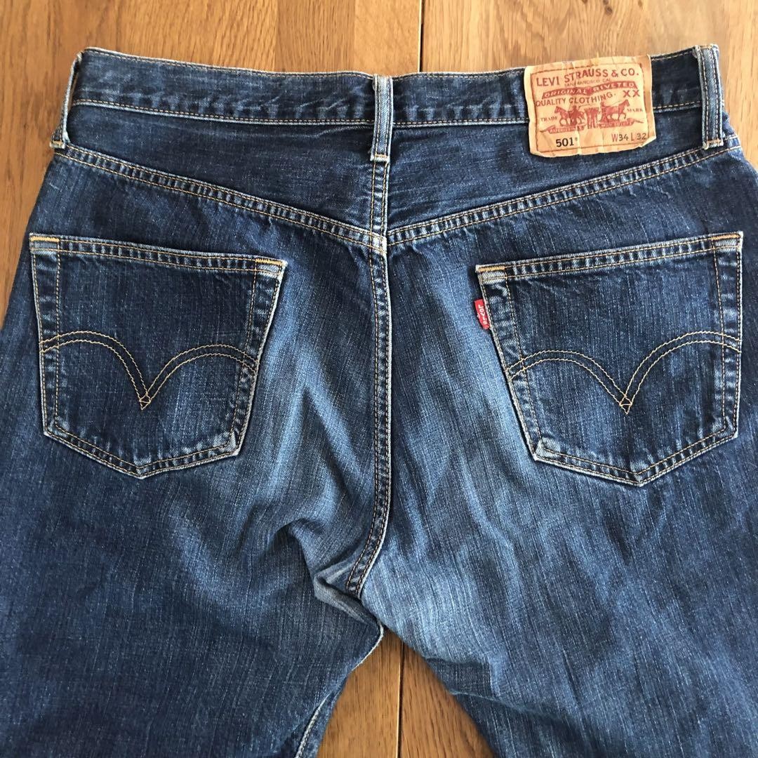 Dark Navy] Levi's 501 Made in the Philippines Button back