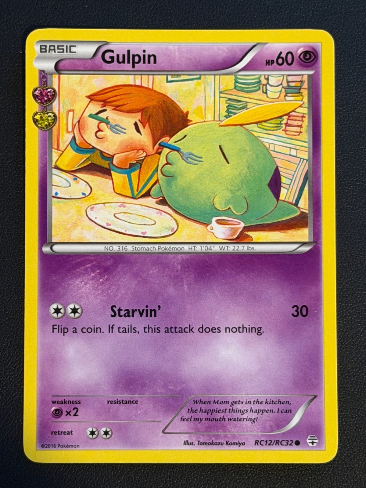 POKEMON CARD Gulpin Generations Radiant Collection RC12/RC32 Near Mint
