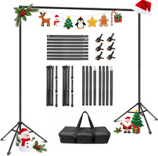 Backdrop Stand 10X7Ft Wxh - 7 Widths Photo Studio Adjustable Background Stand Su