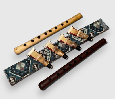 Handmade Armenian Duduk by Master Albert 2 Instruments 4 Ghamish Keys A Bb C G