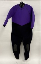 Unbranded Women's Black & Purple Wetsuit - Size Refer to Measurements