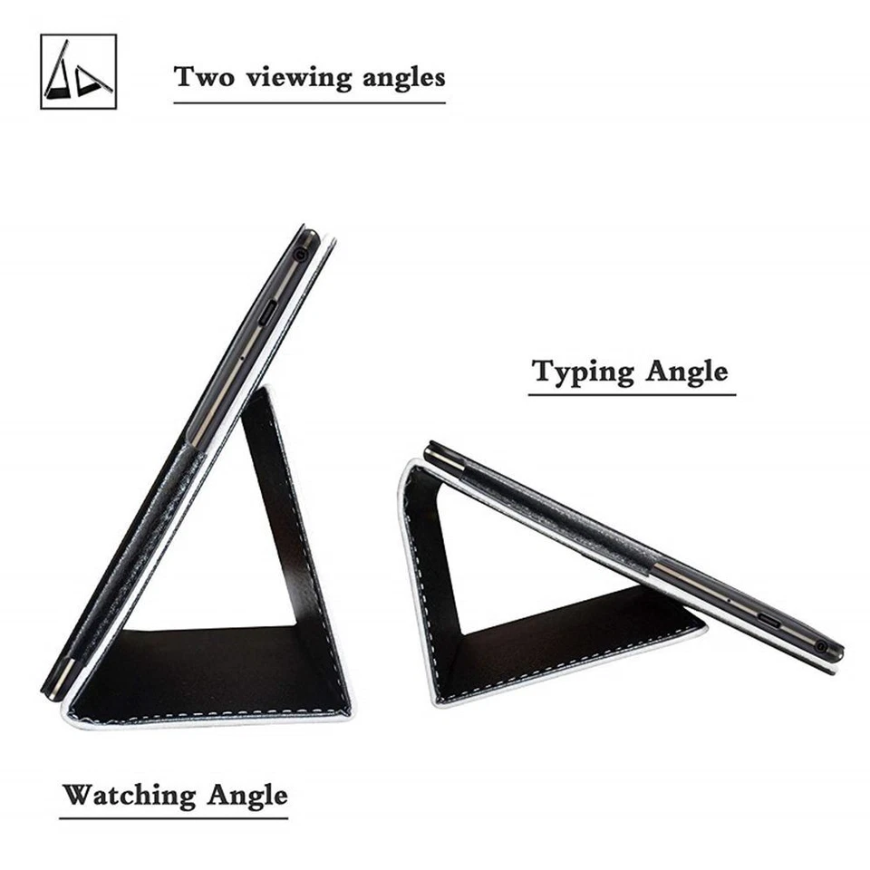 Ultra Slim Case Leather Tablet Cover Smart For Lenovo Tab 3 4 E10 P10 10.1" - Image 3 of 4