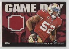 2011 Topps Game Day Relics Patrick Willis #GDR-PW HOF 7p8
