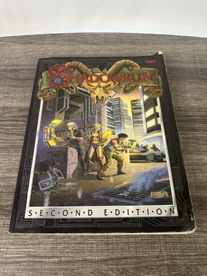 Shadowrun Second Edition RPG Core Rulebook FASA Corporation 7901 1992 SCIFI