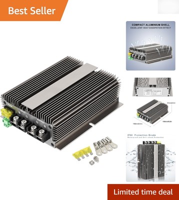 High Power 600W DC 48V/60V/72V to 12V Buck Converter with Smart Protection