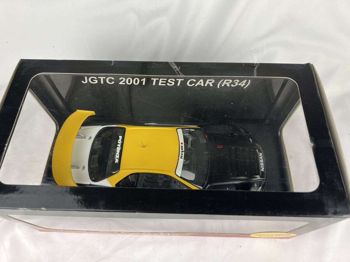 RARE 2001 Nissan Skyline JGTC Test Car (R34) 1:18 Autoart RARE 2001 Nissan Skyline JGTC Test Car (R34) 1:18 Autoart