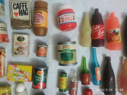 🏪 MEGAPACK - Supermercato - Play Set Lattine confezioni in miniatura VINTAGE 🏪 - Photo 3/8