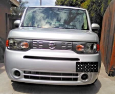 Front Bumper Tow Hook License Plate Bracket Kit For Nissan Cube 2009 - 2014 New