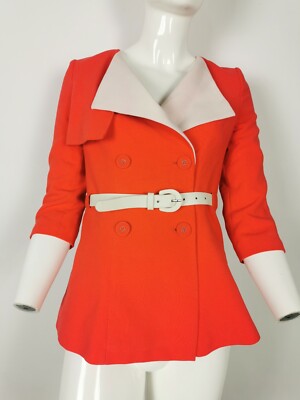  TRUE FASHION JACKE BLAZER JACKE FARBE ROT GRÖSSE S 