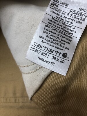 Carhartt 102517 Rugged Flex Rigby Relaxed Fit Five Pocket Work