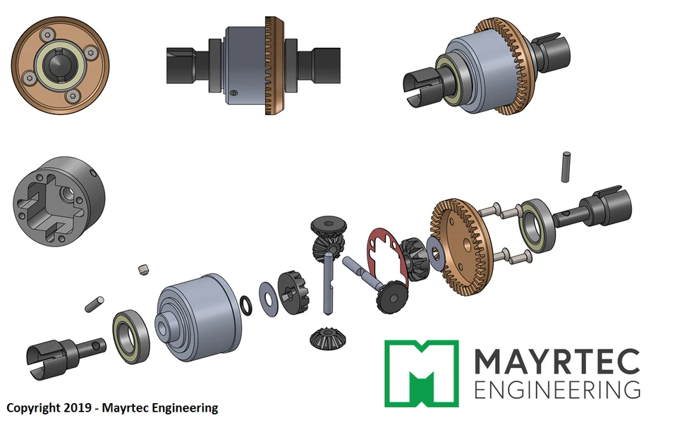 Reely Carbon Fighter 3, 112271C - HighEnd Differentialgetriebe mit Aluglocke - Bild 3 von 4