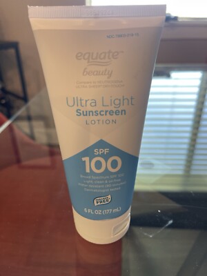 1 - 6 FL OZ Equate Beauty SPF 100 Ultra Light Sunscreen Lotion (Paraben Free)