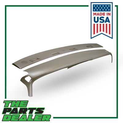 2 Piece Molded Dash Cover Overlay for 02-05 Dodge Ram in Taupe