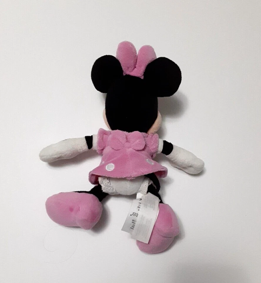 Disney Minnie Mouse Plush approx. 9 inch. Pink dress shoes and bow - Image 2 of 4