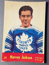 Harvey Jackson 1955-56 Parkhurst #22 OTG