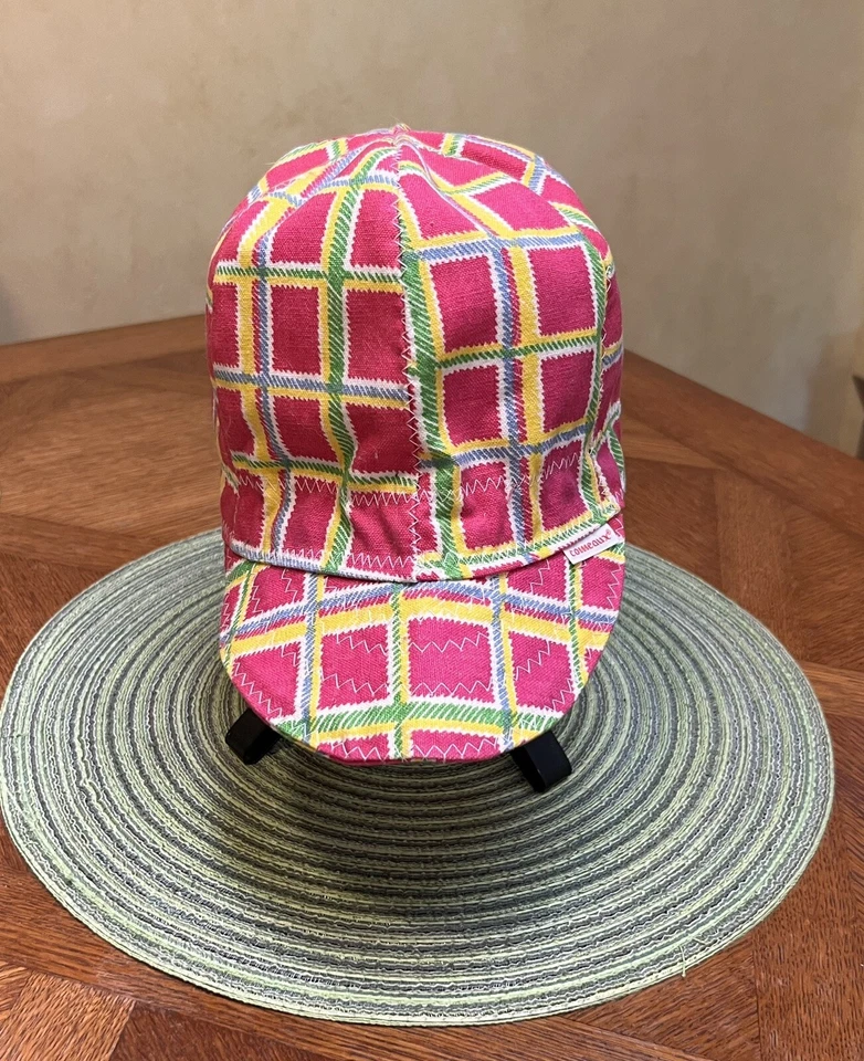 Vintage Comeaux Welding Cap, Bright ! Colors, Sz S/M 1980’s Excellent Condition - Image 4 of 4